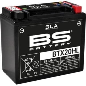bs battery sla factory activated agm maintenance free battery 300689