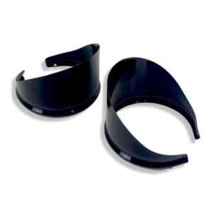 cmc motorsports black 4 in. round the el rey gangster mirrors ermirror black