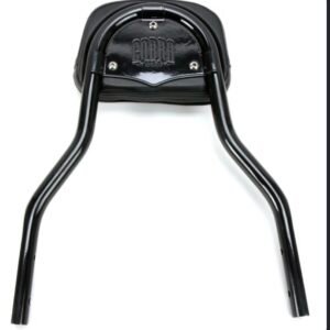 cobra black 14 in. round detachable backrest kit 602 2009b