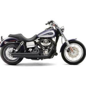 cobra black speedster slash down exhaust with powerport 6858b