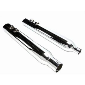 cobra chrome 909 upper cut slip on mufflers 6269