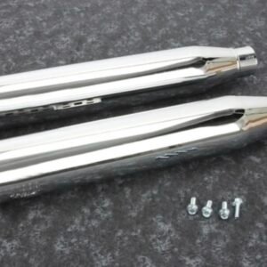 cobra chrome neighbor hater slip on mufflers 6048