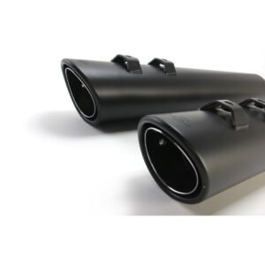 cobra raven black 909 slip on mufflers 6108rb