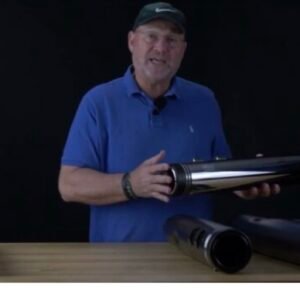 cobra raven black 4.5 in. neighbor haters slip on mufflers 6289rb