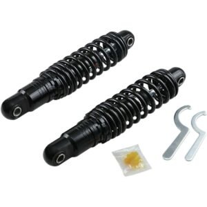 drag specialties 11 in. black heavy duty premium ride height adjustable shock 1310 1670