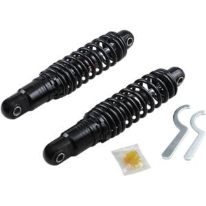 drag specialties 12 in. black heavy duty premium ride height adjustable shock 1310 1672