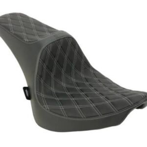 drag specialties black double diamond predator iii seat 0802 1360