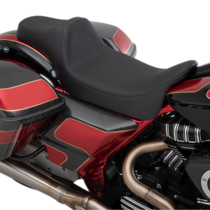drag specialties black extended reach predator iii smooth seat 0801 1259