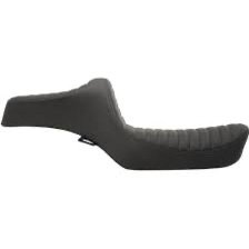 drag specialties black predator iii classic stitch vinyl seat w/black thread 0804 0734