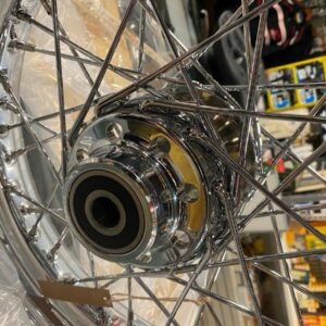 drag specialties chrome front/rear 16 x 3 40 spoke laced wheel assembly 0203 0420