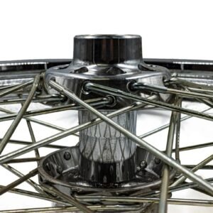 drag specialties chrome front 21 x 2.15 40 spoke laced wheel assembly 0203 0410