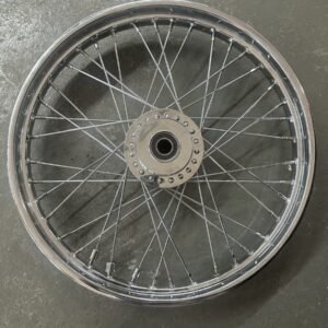 drag specialties front chrome 21x2.15 40 spoke laced wheel assembly 0203 0533