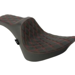 drag specialties red stitched predator iii seat 0802 1368