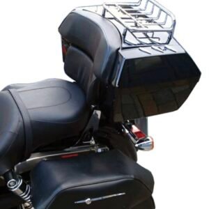 eglidegoodies black adjustable tour pak trunk rack dr 1a