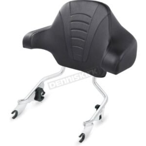 eglidegoodies black cvo styling sissy bar wrap around backrest pad bp