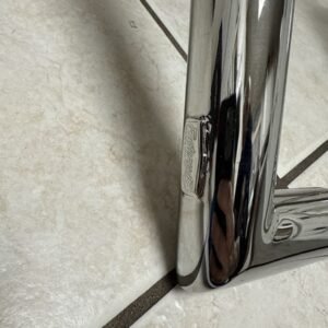 factory 47 chrome 1 1/2 in. signature 12 in. rise handlebar hb1825012c