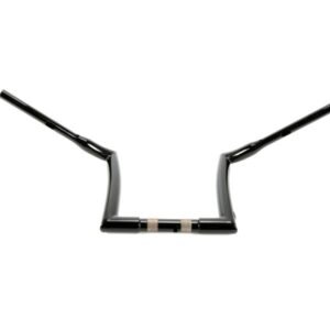 factory 47 gloss black 1 1/2 in. signature 12 in. rise handlebar hb1825012b