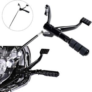 factory spec black forward control set/iso pegs 30 7050 b