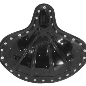 hardbody black leather solo seat 27121