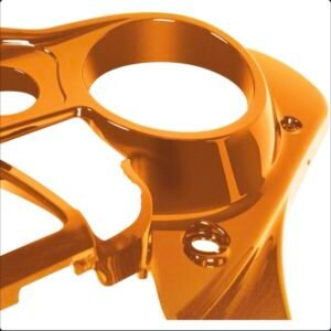 hogworkz amber whiskey front inner speedometer cowl fairing hw229109