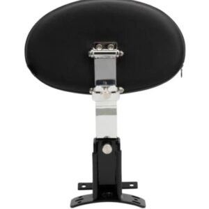 hogworkz black/chrome driver/rider backrest hw157336