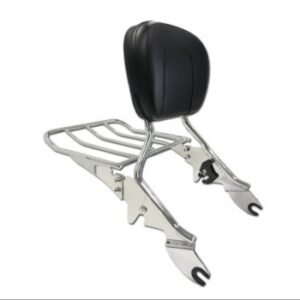 hogworkz chrome detachable sissy bar & luggage rack hw157222