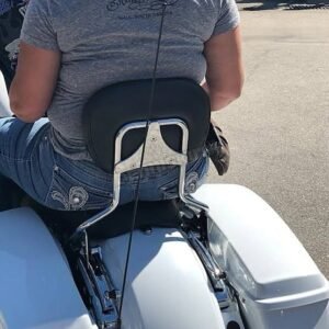 hogworkz chrome tall boy detachable sissy bar backrest hw157111