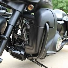 hogworkz denim black lower vented fairings hw105207