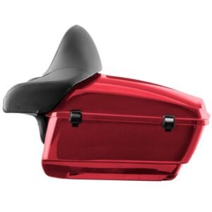 hogworkz mysterious red sunglo king tour pack w/ full backrest & chrome hardware hw295002