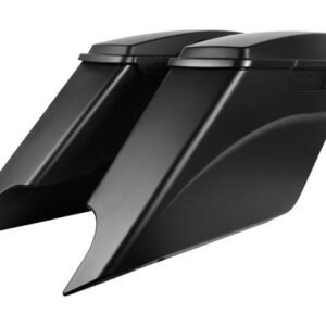 hogworkz vivid black drop out stretched saddlebags hw156008