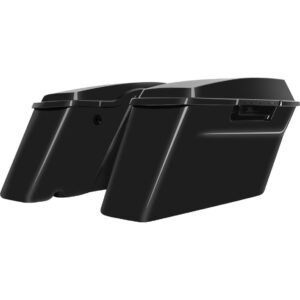 hogworkz vivid black standard saddlebags hw149108