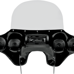 hoppe industries quadzilla fairing w/stereo receiver hdf swbk qz hc