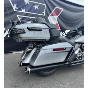 khrome werks black 4.50 hp plus slip on mufflers w/black tracer tips 202835