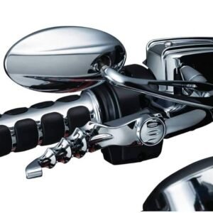 kuryakyn chrome iso grips for models w/dual throttle cables 6205