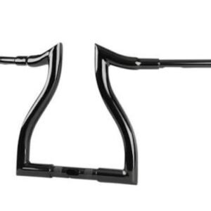 la choppers 1 1/2 in. black 12 in. hammerhead handlebar la 7316 12b