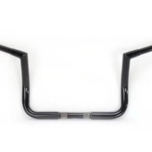 la choppers 10" gloss black twin peaks ape hanger 1 1/4" handlebars la 7361 10b