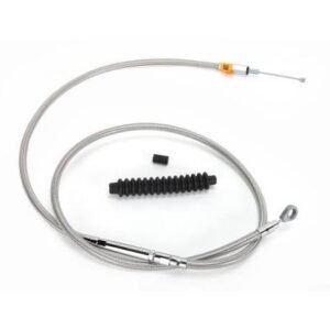 la choppers stainless braided clutch cable for use w/12 in. to 14 in. ape hangers la 8005c13