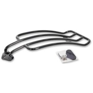 motherwell products gloss black 6 in. solo luggage rack mwl 151 gb