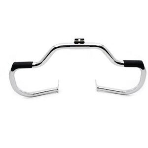 wyatt gatling chrome front highway bar w/footrest pads 51 0990