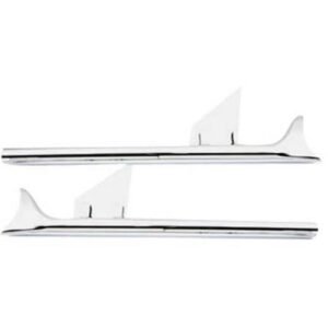 wyatt gatling chrome fishtail mufflers 30 0389
