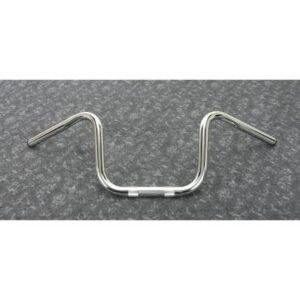 wyatt gatling chrome 8.5 in. mini ape hanger 1 in. handlebar with indents 25 0196