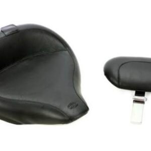 mustang seats 17 1/2 in. wide vintage solo seat w/removable backrest 79124