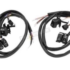 twin power black late style handlebar switches 370200