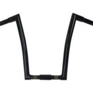 todd's cycle 14" gloss black strip 1 1/4" handlebars 0601 2551
