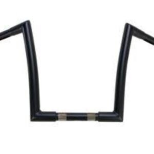 todd's cycle 12" gloss black strip 1 1/4" handlebars 0601 2712