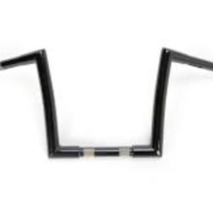 todd's cycle 10" gloss black strip 1 1/4" handlebars 0601 2717