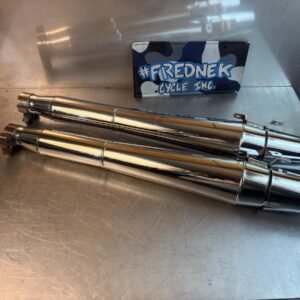 thunderheader chrome thundercone slip on mufflers 1061