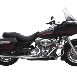 thunderheader black long style high performance 2 into 1 exhaust system with heat shields 1074sb