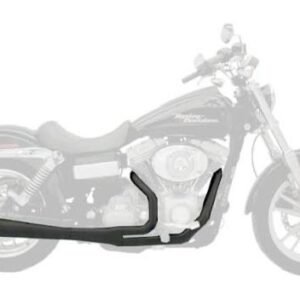 supertrapp black ceramic 2 into 1 supermeg exhaust system 827 71692