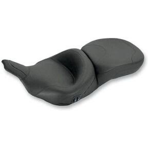 mustang seats plain one piece heated touring seat 76653
